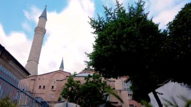 İstanbul'da bulunan Aya Sophie Müzesi'nin dış görünümü.19.06.2019