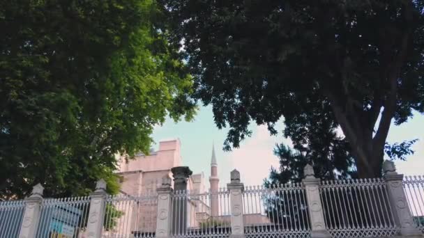 Les Personnes Non Dentelées Attendent Entrer Sortir Musée Hagia Sophia — Video