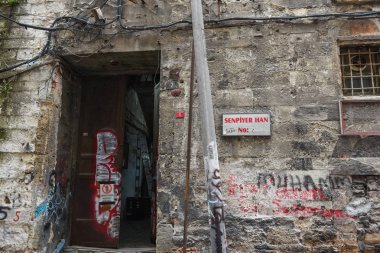 Istanbul 'da St. Piyer evi 'nin dış görünümü