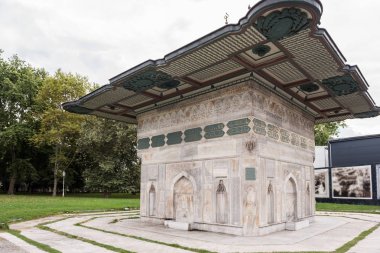 Istanbul Türkiye 'de Tophane Çeşmesi görünümü