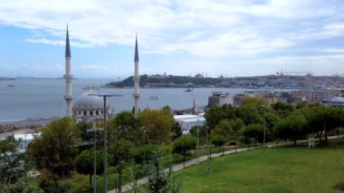 Time Lapse:İstanbul'da İstanbul,İstanbul ve Avrupa yakasının yaz manzarası,Türkiye.25 Temmuz 2019