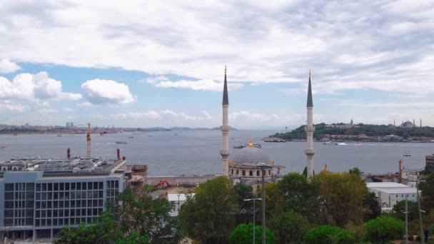 Vista Del Paisaje Verano Ciudad Estambul Bósforo Europa Estambul Turquía — Vídeos de Stock