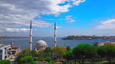 İstanbul'da İstanbul,İstanbul ve Avrupa yakasının yaz manzarası.25 Temmuz 2019