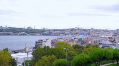 İstanbul'da İstanbul,İstanbul ve Avrupa yakasının yaz manzarası.25 Temmuz 2019