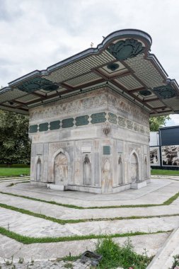 Istanbul Türkiye 'de Tophane Çeşmesi görünümü