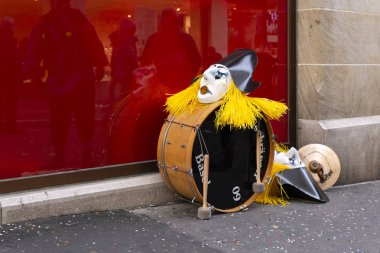 Basler Fasnacht 2019 davul ve maskeler
