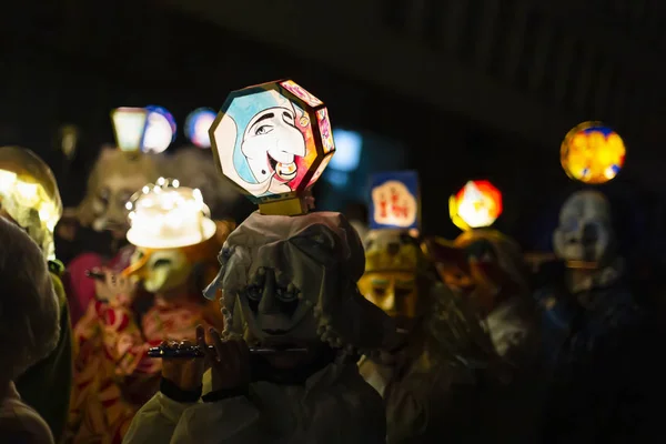 Базель 2019 карнавальні morgestraich парад — стокове фото