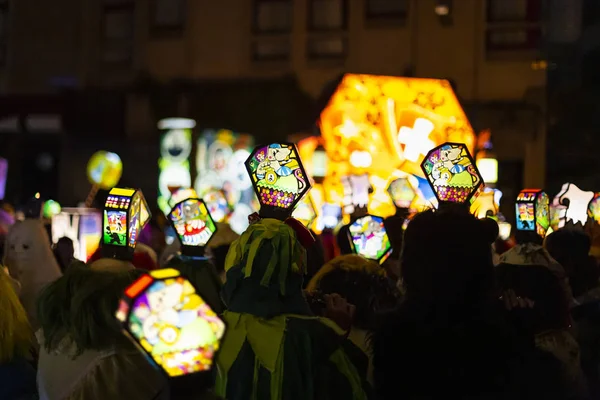 Carnaval de Basileia 2019 desfile de morgestraich — Fotografia de Stock