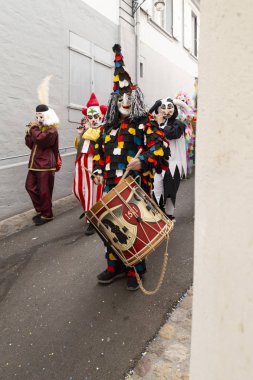 Basel karnaval 2019 tuzak davul oyuncu