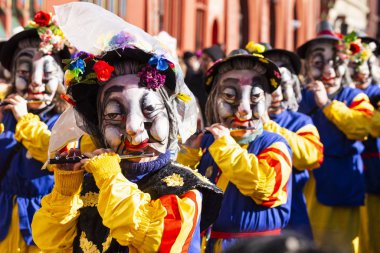 Basel karnaval 2019 Piccolo flüt oyuncuları