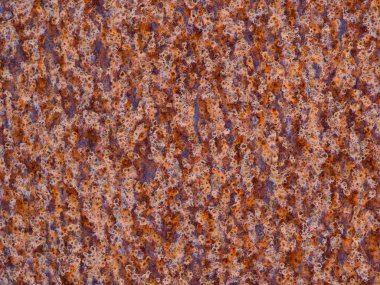 oksitlenmiş demir panel çok renkler ile yakından / makro