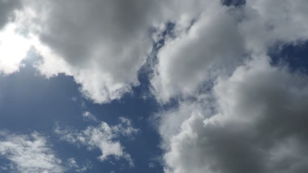 Sehr Bewölkter Himmel Echtzeit — Stockvideo