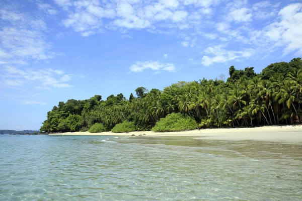 Plage Tropicale Coibita Alias Rancheria Parc National Coiba Panama — Photo