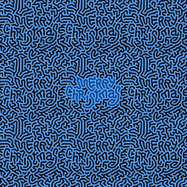シームレスな波状有機ノイズ拡散パターンでメリークリスマスホリデー隠されたテキストメッセージ ベクトルイラスト — ストック写真