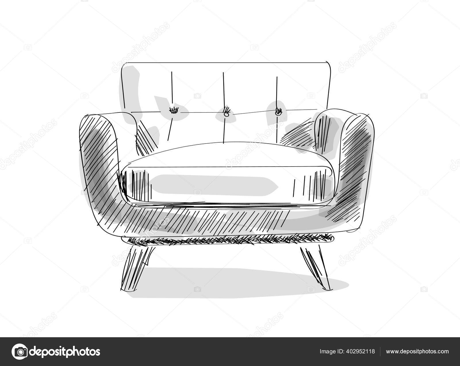 Eames Lounge Chair Industrial design Drawing Interior Design Services Sketch,  Hand-painted decorative pink sofa transparent background PNG clipart |  HiClipart