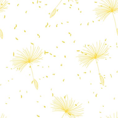 Karahindiba desenli. Hassas, yumuşak çiçek deseni. Moda renklerinde geometrik desen.