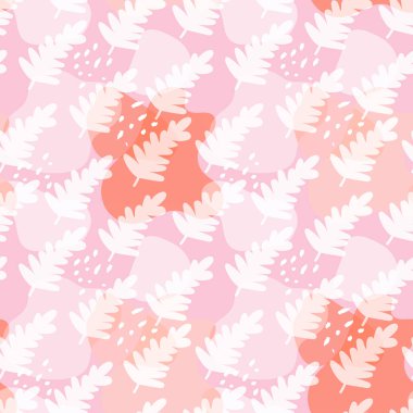 Botanik soyut, kusursuz desen. vektör eğilimli yazdırma. 