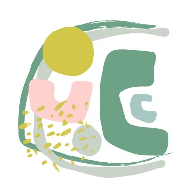 Soyut arkaplan. Grunge Strokes kompozisyonu. kolaj fırça darbeleri, karalamalar ve sıçramalarla yapılır.