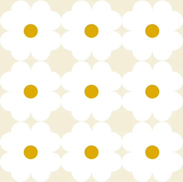 Motif Floral Mode Sans Couture Fleurs Mignonnes Impression Scandinave Style — Image vectorielle