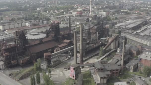 Complejo Industrial Transformado Lugar Turístico Ostrava Vitkovice Este Clip Está — Vídeo de stock