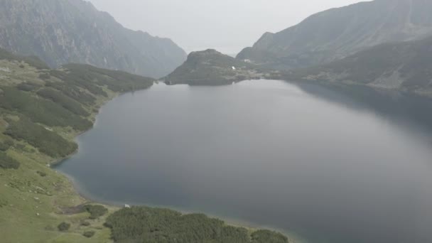 Tatra Dağları Beş Göller Vadisi Polonya Klip Iki Farklı Derecelendirme — Stok video