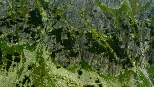 Valley Five Lakes Tatra Mountains Poland 10Bit Color Dji Color — Stock Video