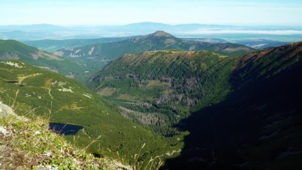 塔特拉山脉高山景观 — 图库视频影像