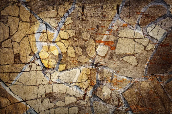 Originele vintage abstracte achtergrond van stenen muur — Stockfoto