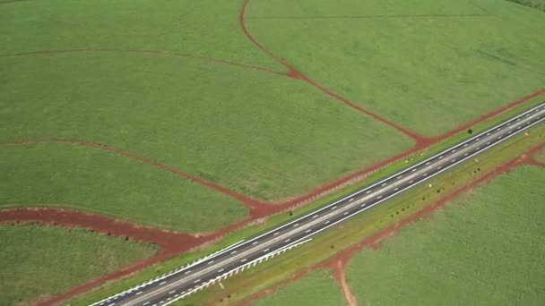 Vista Aérea Región Central Ciudad Ribeiro Preto Paulo Brasil — Vídeo de stock