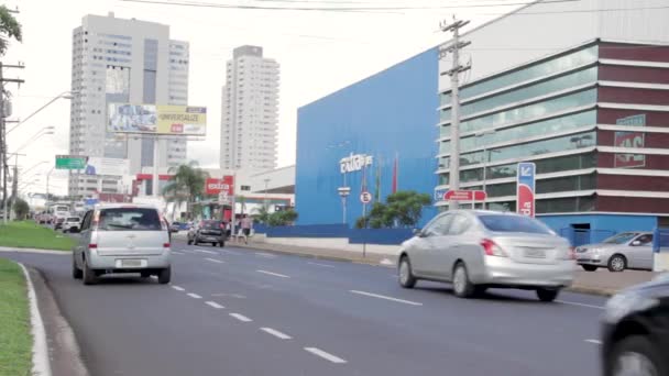 Ribeiro Preto Paulo Brezilya Eylül 2019 Şehirde Önemli Bir Ticaret — Stok video
