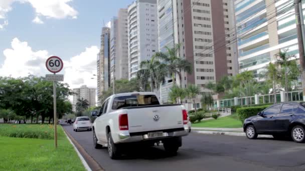 Ribeiro Preto Paulo Brazília 2019 Szeptember Timelapse Important Avenue Commerce — Stock videók