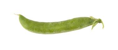 İzole beyaz zemin üzerine yeşil bezelye