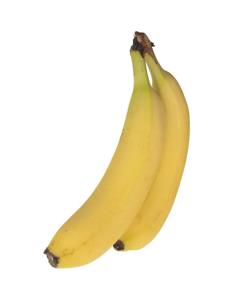 Plátanos Aislados Sobre Fondo Blanco —  Fotos de Stock