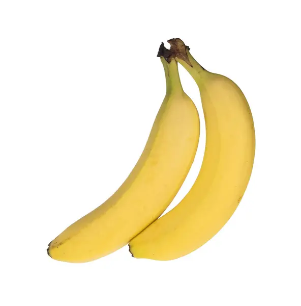 Bananen Isoliert Auf Weißem Hintergrund — Stockfoto