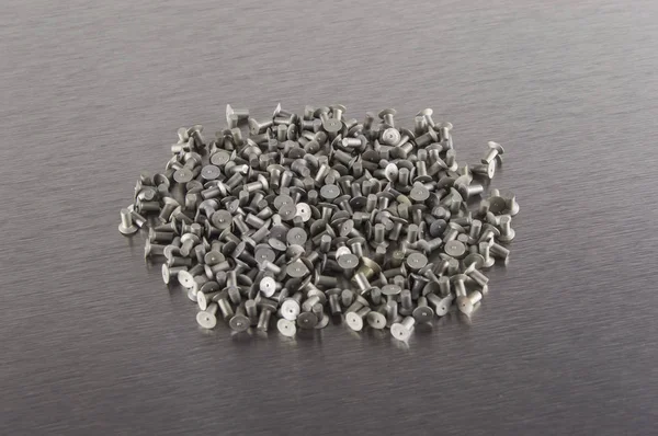 Different Rivets Metal — Stock Photo, Image