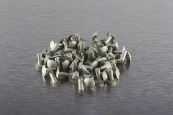 Different Rivets Metal — Stock Photo, Image