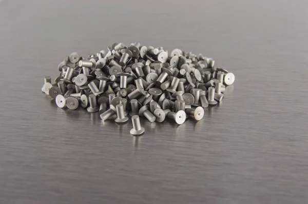 Different Rivets Metal — Stock Photo, Image