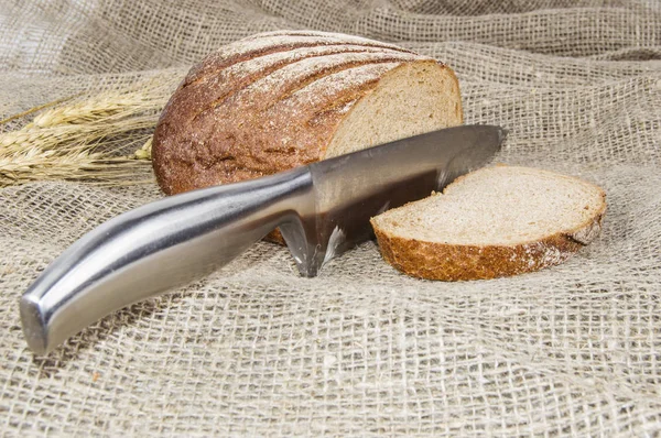 Rye Bread Canvas — Stock Photo, Image