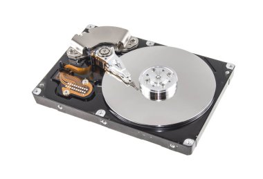beyaz arka plan da yalıtılmış bilgisayar için sabit disk