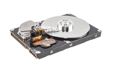 beyaz arka plan da yalıtılmış bilgisayar için sabit disk