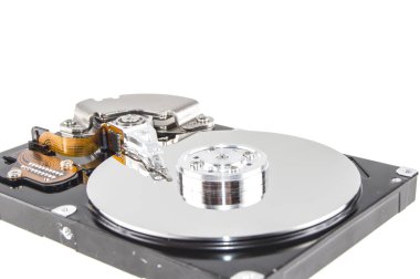 beyaz arka plan da yalıtılmış bilgisayar için sabit disk