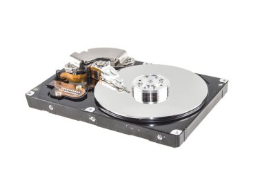 beyaz arka plan da yalıtılmış bilgisayar için sabit disk