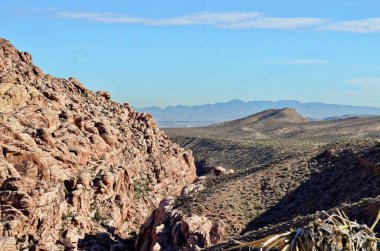 Kumtaşı oluşumları Red Rock Canyon, Las Vegas, Nevada