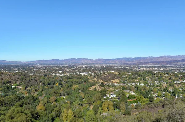 Daytime Panoramic Shot San Fernando Valley North Los Angeles — Stock Photo, Image