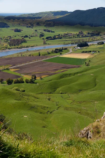 Uitzicht Vanaf Mata Peak Hawkes Bay New Zealand — Stockfoto