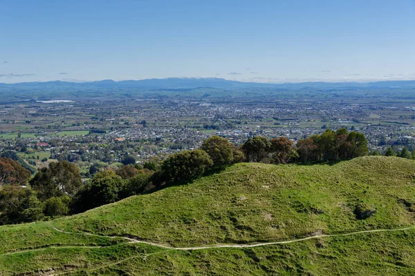 Вид Воздуха Гастингс Хэвелок Норт Новая Зеландия — стоковое фото