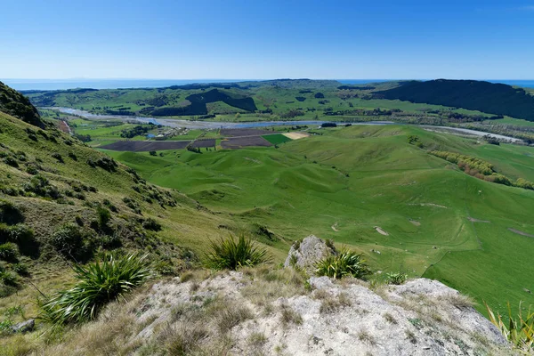 Visa Från Mata Peak Nya Zeeland — Stockfoto