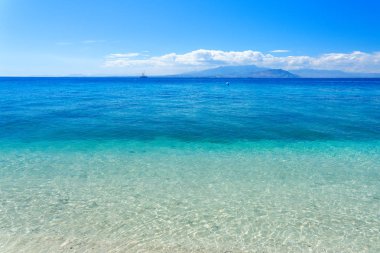 Fiji Adaları turkuaz deniz suyu