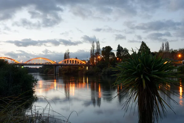 Waikato River Der Nähe Von Fairfield Bridge Hamilton — Stockfoto