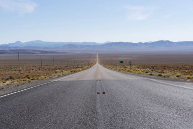 Vista yol boyunca bize 50 Nevada sonsuz bir streç